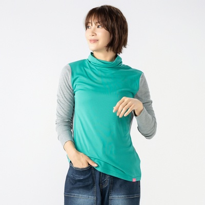 KiKKi 配色ハイネックインナー