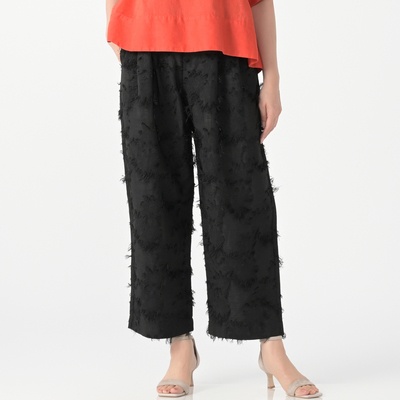 BLUE POOL ROAD カットジャガードフラワーイージーパンツ