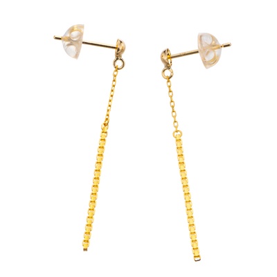  マエストロ 純金/18K ベネチアンチェーン イヤリング/ピアス - 746629