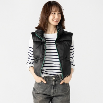 KidsAngel スタンド衿中綿ベスト