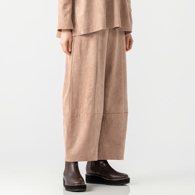 KidsAngel ストレッチスウェード調ジャージ切替パンツ