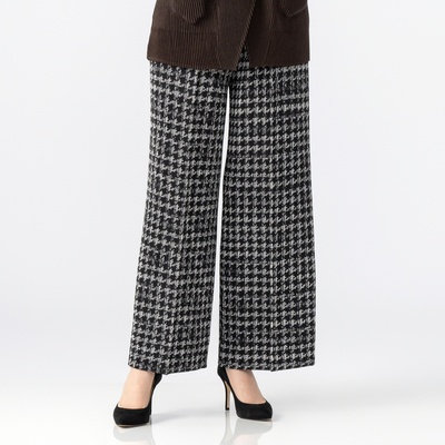 SPECCHIO シャトルプリーツフリーサイズ選べる股下パンツ