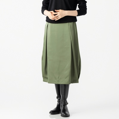  YukaKoshino タック使いのコクーンスカート - 747860