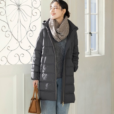  MERCI GRACE 撥水ウォッシャブルロングダウンコート - 747955