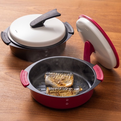  TO-PLAN レンジdeビストロ 深型マルチ 両面焼 - 748158