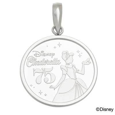 純プラチナ 「シンデレラ」 メダルペンダントヘッド