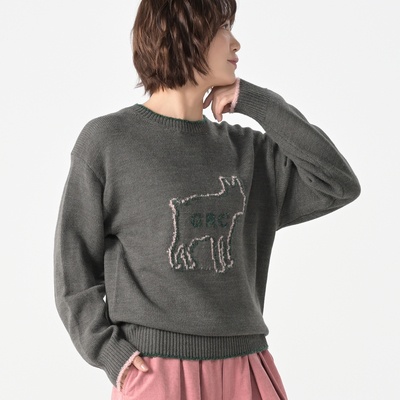 GRC ホット君ジャガードニットプルオーバー