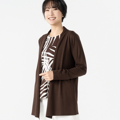 Denim & Co ドレープカーディガン&タンク2点セット