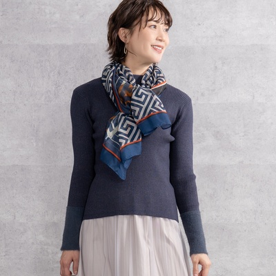 CARRIERE シャギースリーブニットプルオーバー