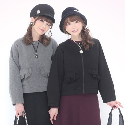 &LOVE ポケットふりるブルゾン