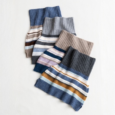 ルナジュメール 吸湿発熱糸なめらかニットボディウォーマ-