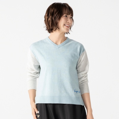  スクープクラブ 後ろ姿で魅せる 遊び心Vプルオーバー - 749323