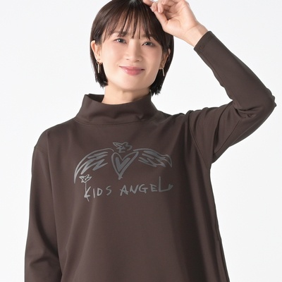 KidsAngel フライングハートプリントプルオーバー