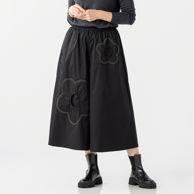 KawaiOkada 花モチーフワイドパンツ