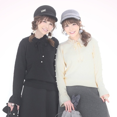 &LOVE レディな甘さ引き立つニットプルオーバー