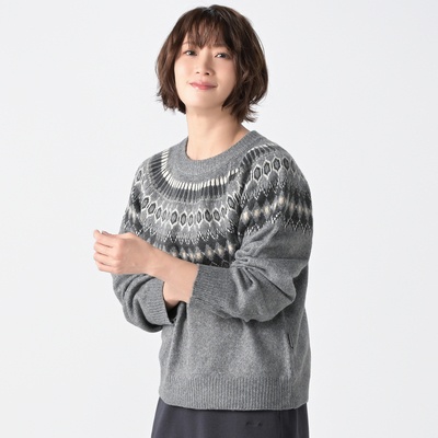  EDDIE BAUER ジャガードニット - 749847