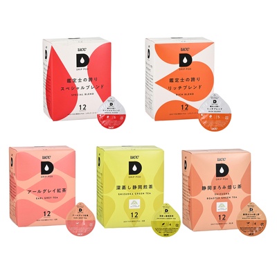 UCCドリップポッド コーヒー,お茶5種セット