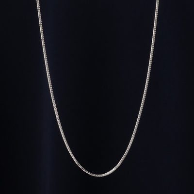  マエストロ 純プラチナ シャインカットツインキヘイチェーンネックレス - 750324
