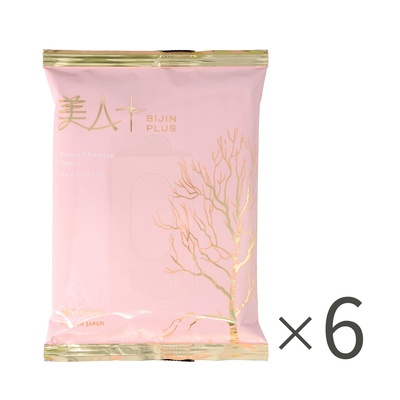 美人+ビューティークレンジングシート15枚入り×6個セット