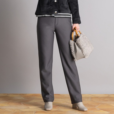 Provador  ボアMAX 裏起毛ハイテンションストレートパンツ