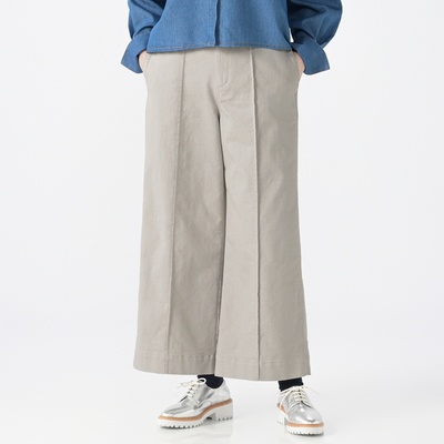 Remite センターシームワイドストレッチパンツ