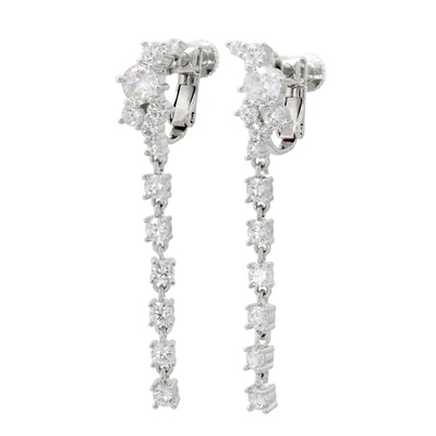 Jinka Nezu CZ ミルキーウェイ イヤリング/ピアス