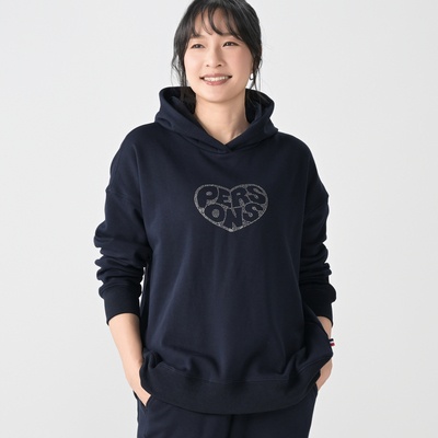 PERSONS フワフワ裏起毛スウェットパーカー