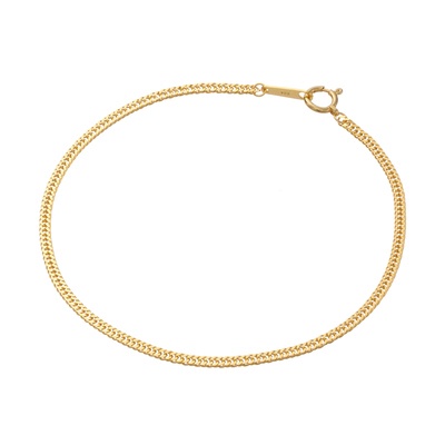 マエストロ 純金 ダブル喜平 フラットカットチェーン ブレスレット