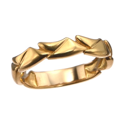  マエストロ 純金 エレガントリーフリング - 750805