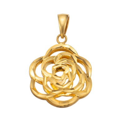 マエストロ 純金 ローズペンダントヘッド