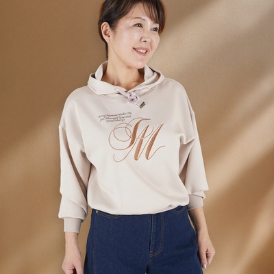 JEWEL MORRY’S ロゴ刺繍ダンボールパーカー