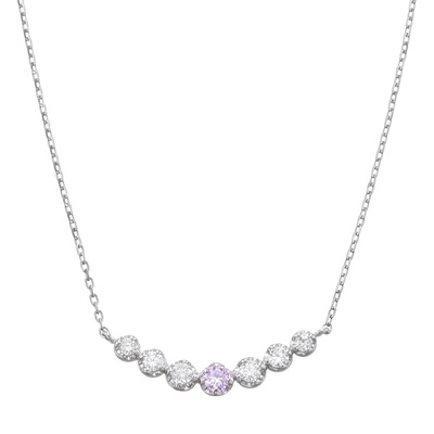 ピンクダイヤモンド PT ペンダント 0.04ctUP