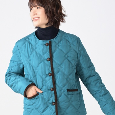 タカシマヤスタイルプリュ フード付中綿ジャケット