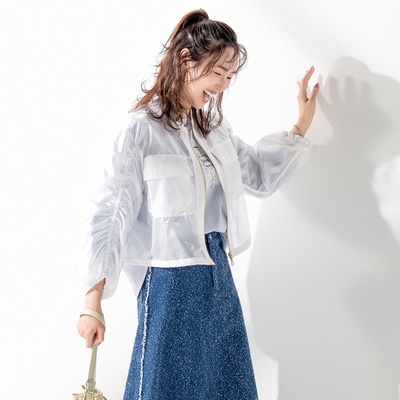 MINHA KILAKILA シアージッパー使いジャケット