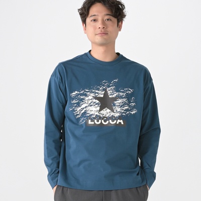 Lucca Uomo alla moda クリアーベア天竺Tシャツ