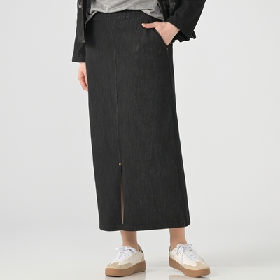 エニワイズ ニットデニムのペンシルスカート