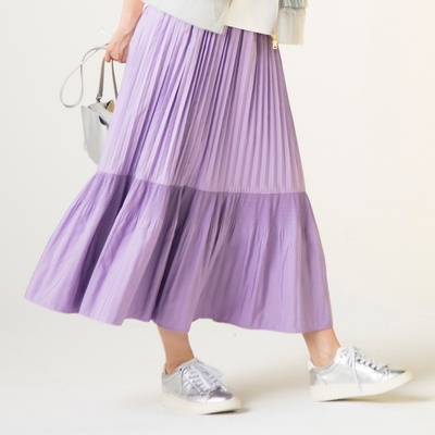 Remite ダブルプリーツスカート