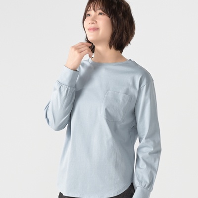 BOBSON Sun Sister コットン100%ブラウスTシャツ