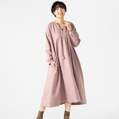 BOBSON SunSister タッセル付きワンピース