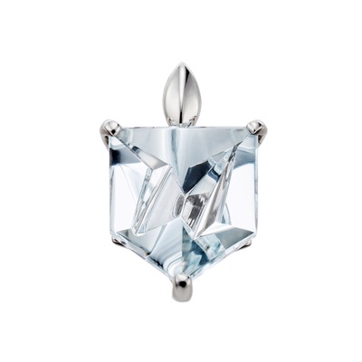  PT950 アクアマリン ペンダントヘッド [Left&Right] - 751498