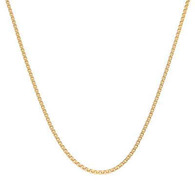 純金 ボリュームベネチアンチェーンネックレス