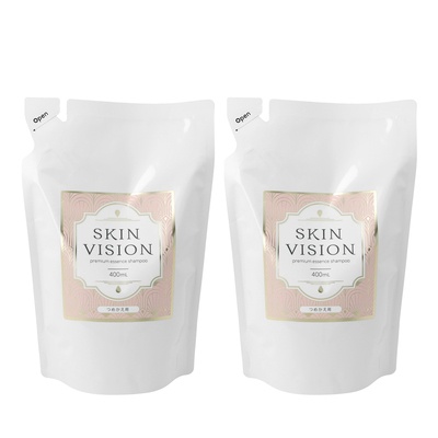 スキンビジョン プレミアムエッセンスシャンプーレフィル2個セット