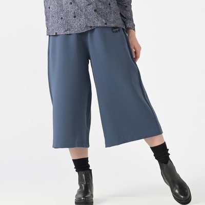 calma ダブルクロス ワイドレッグクロップドパンツ