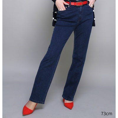  ANNE COQUINE 選べる股下インレイデニムストレートパンツ - 752112