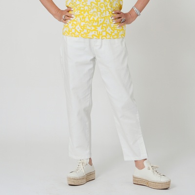  MASAGO ストレッチデニムセミバレルテーパードパンツ - 752327