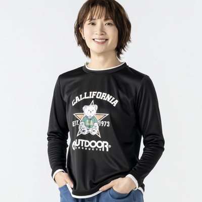  OUTDOOR UVベアープリントドライタッチプルオーバー - 752380