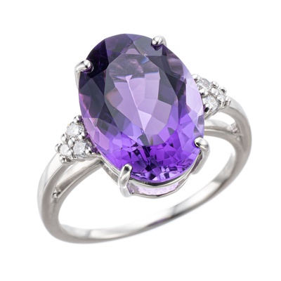 アメシストPT950リング5.0ctUP