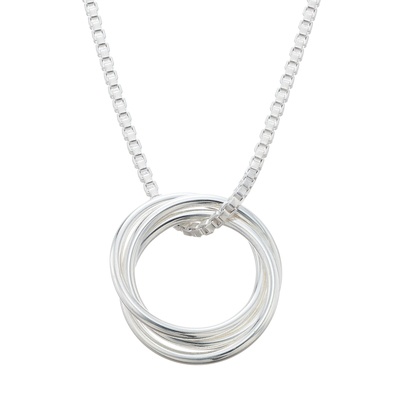 UNOAERRE シルバー925 トレ アネッロ ペンダント