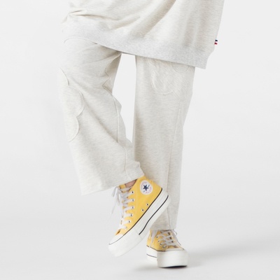 PERSONS フラワーパッチスウェットパンツ