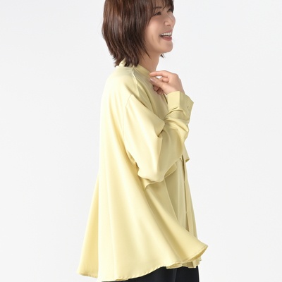 Beauty Fit ドレープデザインブラウス